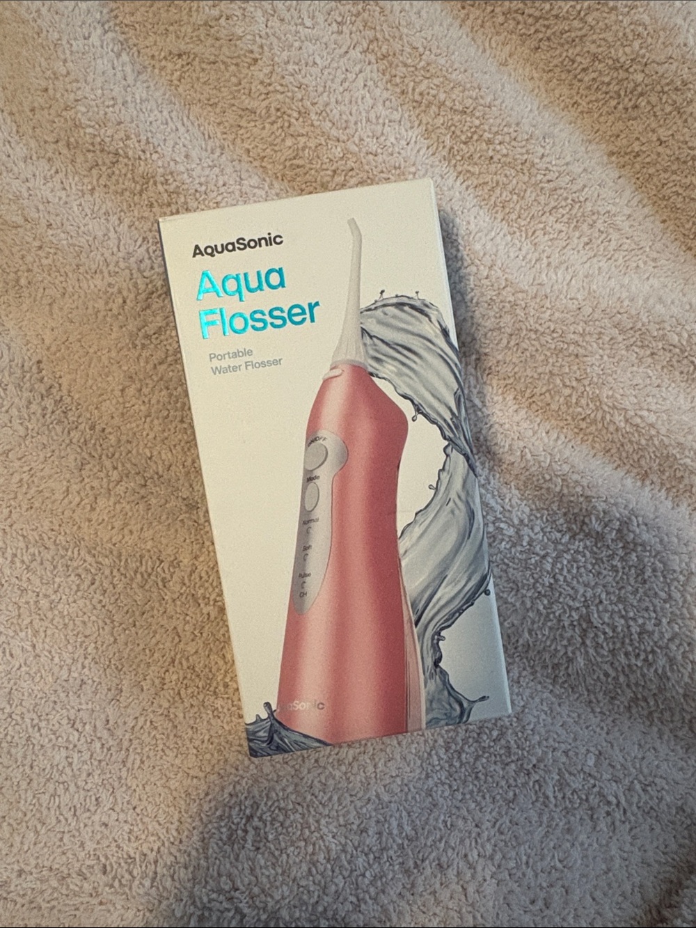 Aqua Flosser Portable Water Flosser - Pink